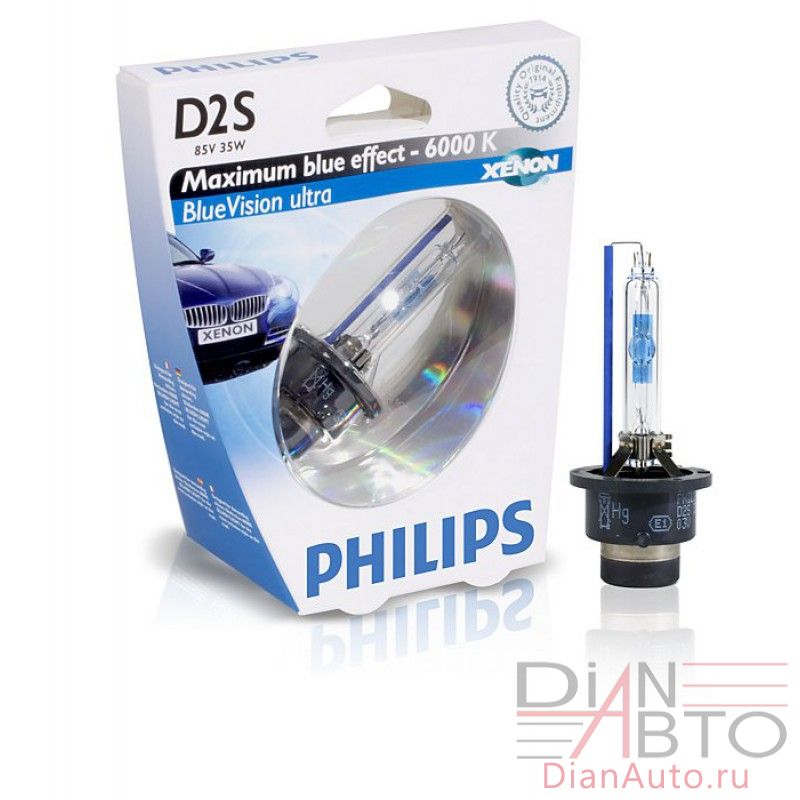 Ксеноновая лампа Philips Xenon Blue vision D2S